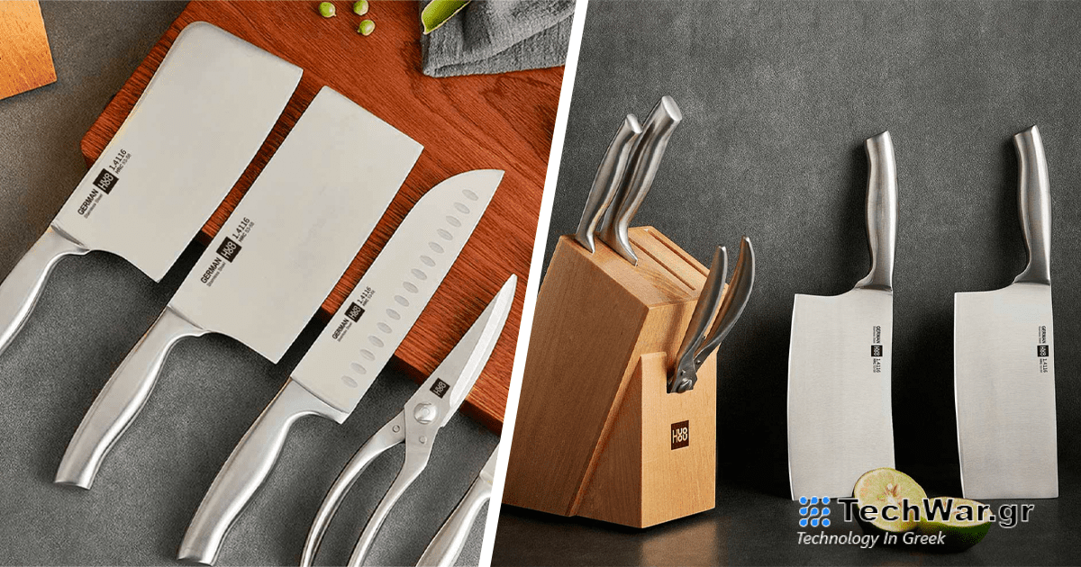 Το υψηλής ποιότητας σετ 6 τεμαχίων από ανοξείδωτα μαχαίρια Xiaomi HuoHou κοστίζει μόνο 66€ με το κουπόνι!
