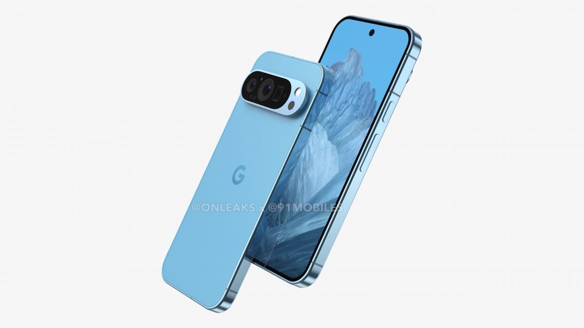 Το Google Pixel 9 διαρρέει σε renders που δείχνουν τρεις πίσω κάμερες, επίπεδες πλευρές