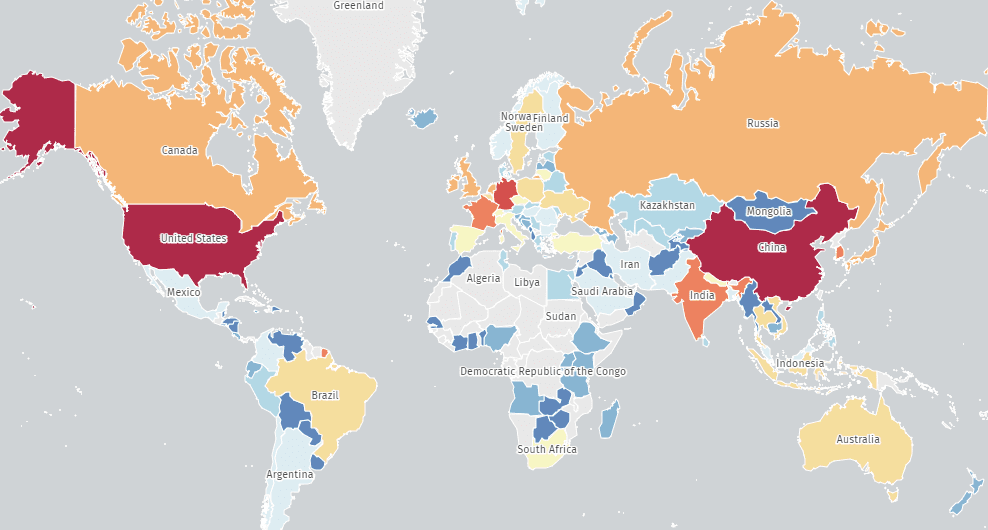 Χάρτης θερμότητας έκθεσης