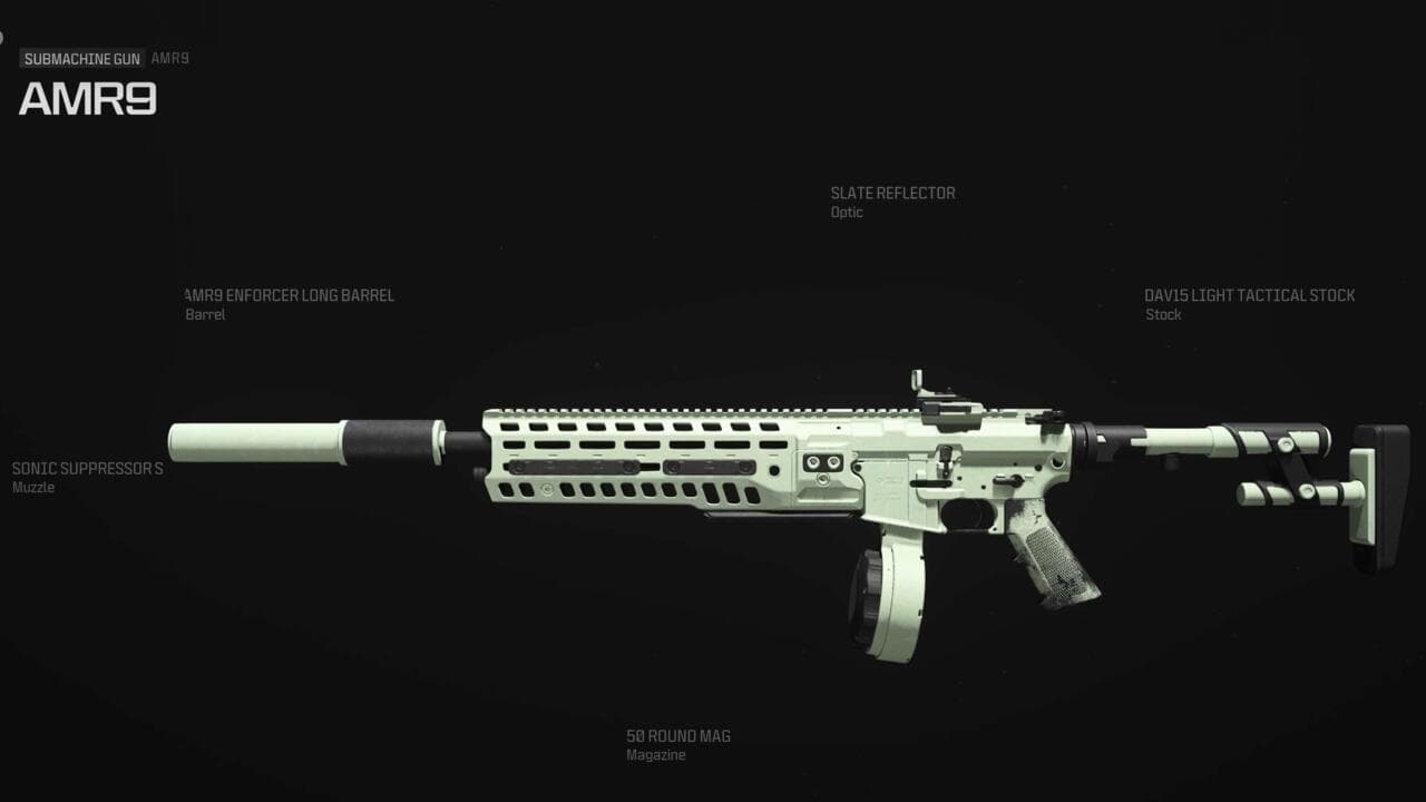 CoD: Warzone Best Weapon Loadouts For MW3 Season 1 Reloaded 4 Υποπολυβόλο AMR-9