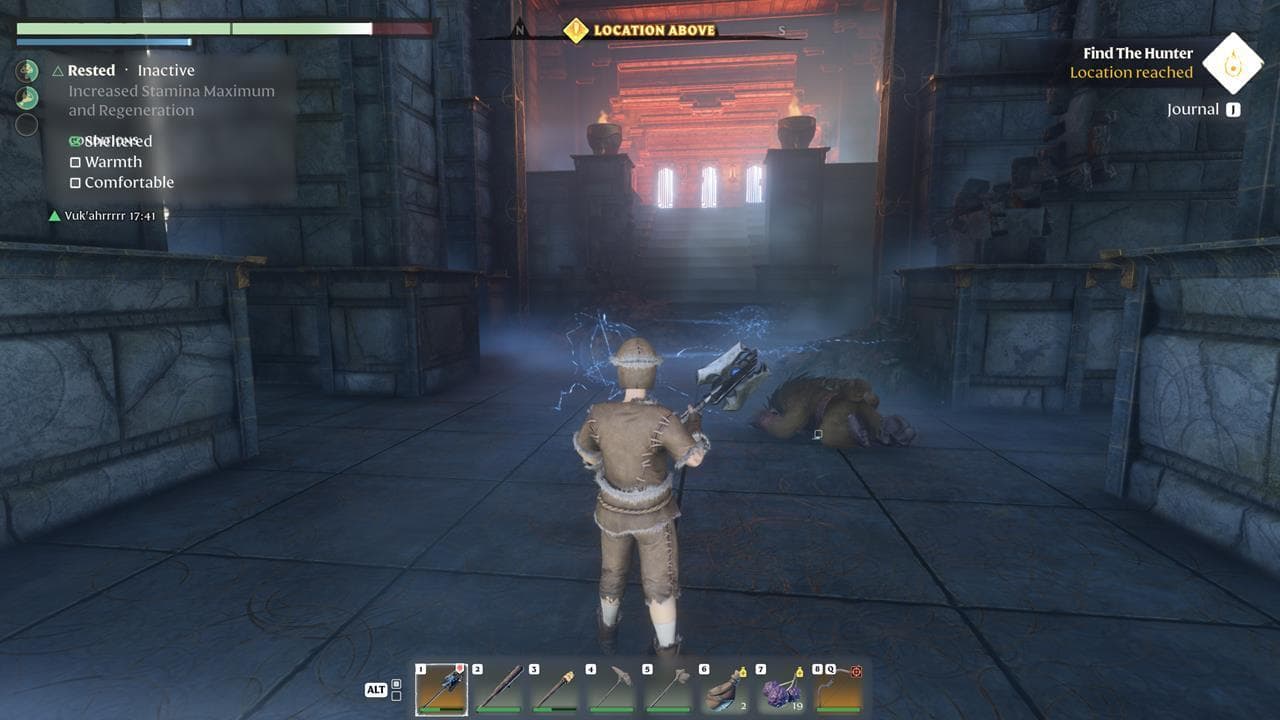 Enshrouded - Where To Find The Hunter 2 Μην χτυπιέστε από τις ηλεκτρικές σφαίρες.