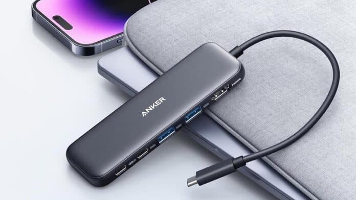Αυτό το εύχρηστο Anker 5-in-1 USB-C Hub είναι μια ευκαιρία Anker 332 5 in 1 USB C Hub Promo Image