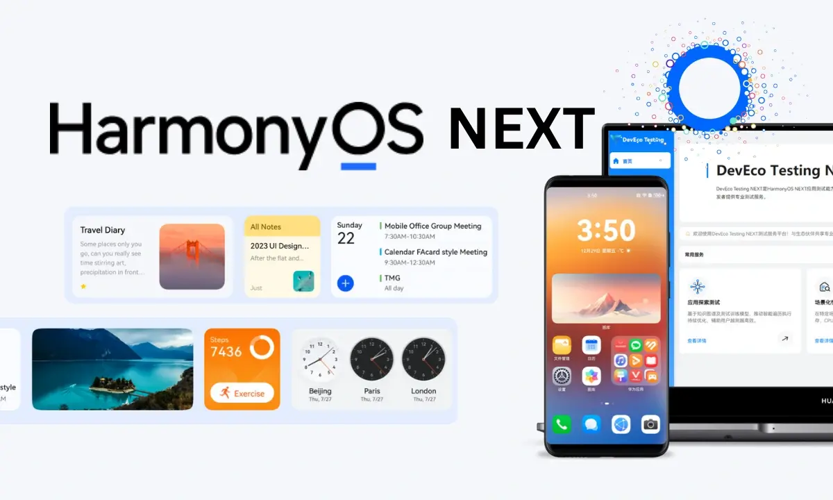 Το Huawei HarmonyOS NEXT έχει φωτεινούς χρωματικούς συνδυασμούς και χωροταξικό σχεδιασμό και αποκαλύφθηκε επίσημα
