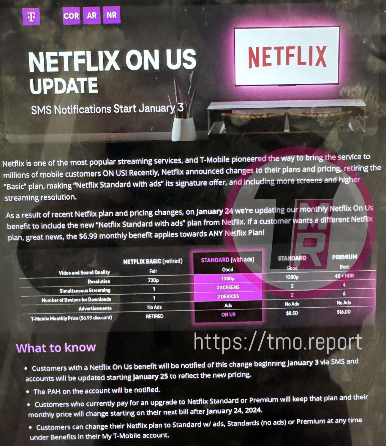 Η T-Mobile κάνει αλλαγές στο προνόμιο Netflix on Us