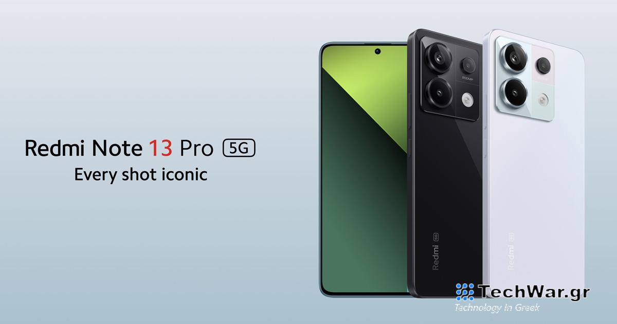 Redmi Note 13 Pro 5G στην παγκόσμια έκδοση στις καλύτερες τιμές κουπονιού