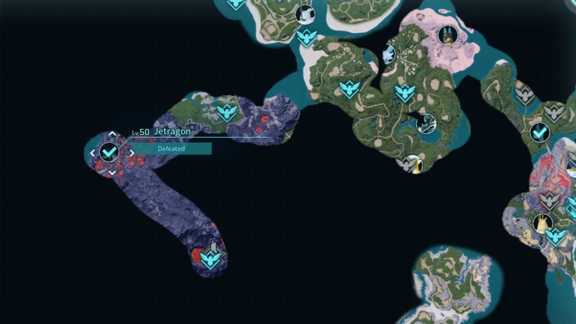 Στιγμιότυπο οθόνης Palworld ενός ιπτάμενου Pal