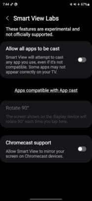 Το One UI 6.1 της Samsung επαναφέρει την υποστήριξη Chromecast στο Smart View, Το One UI 6.1 της Samsung επαναφέρει την υποστήριξη Chromecast στο Smart View, TechWar.GR