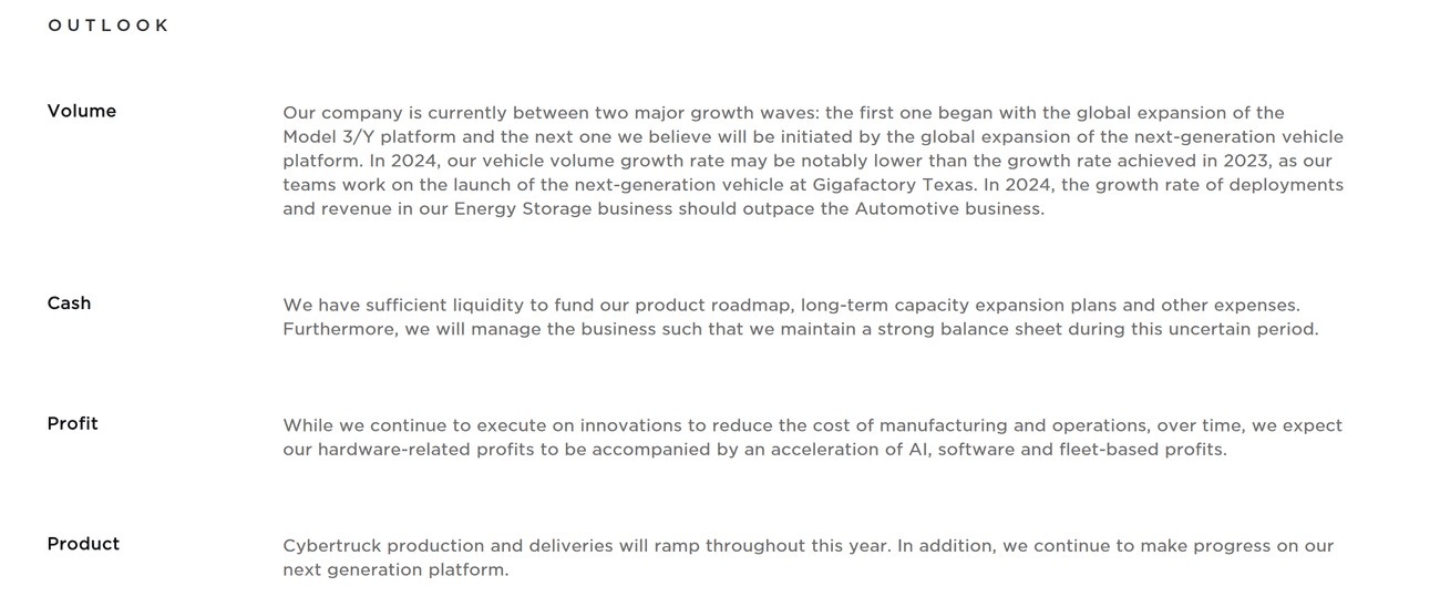 Η βουτιά στα περιθώρια αυτοκινήτων σταματά και μια δοκιμαστική ανάκαμψη ξεκινά - Screenshot 2024 01 25 at 02 14 32 2023 Q4 Quarterly Update Deck TSLA Q4 2023 Update.pdf - TechWar.GR