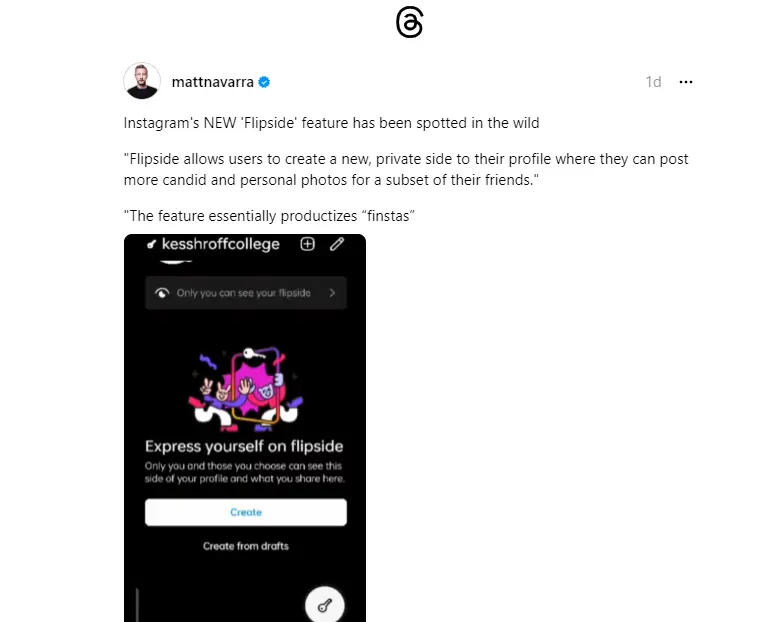 Το Instagram δοκιμάζει μια λειτουργία για να δώσει στους χρήστες περισσότερη «απόρρητο» - Screenshot 85.webp - TechWar.GR