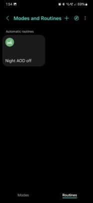 Απενεργοποιήστε αυτόματα το Always On Display τη νύχτα στο τηλέφωνο Galaxy σας - Screenshot 20240125 135423 Modes and Routines - TechWar.GR