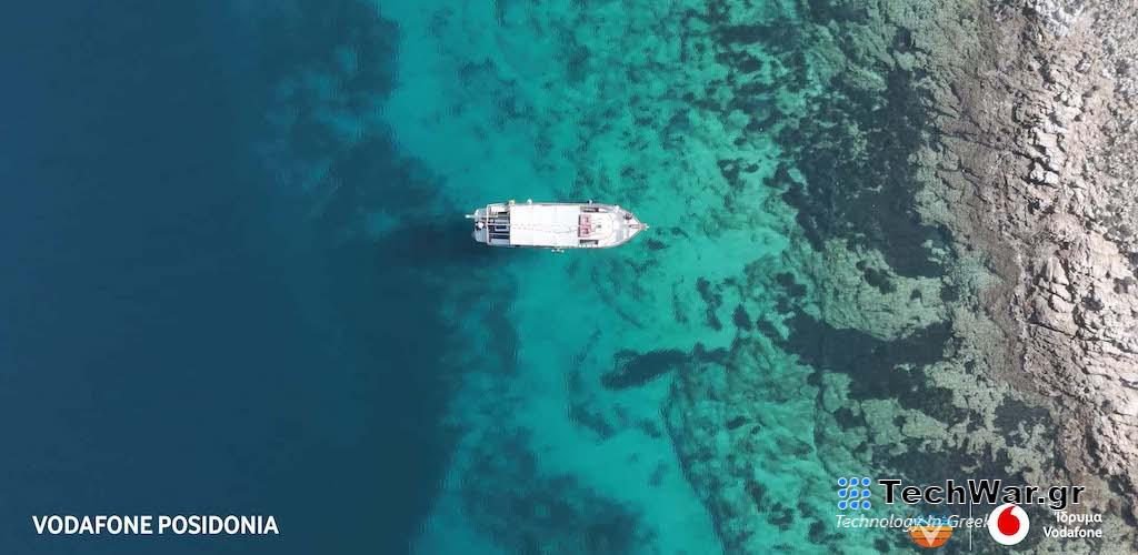 Vodafone Posidonia: Ολοκληρώθηκε η χαρτογράφηση σε Πάρο και Αντίπαρο