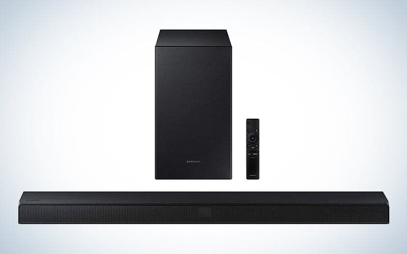 Samsung HW-T550 2.1ch Soundbar home entertainment equipment.