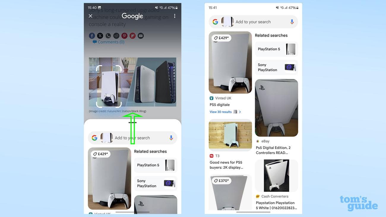 Κύκλος για αναζήτηση στο Samsung Galaxy S24 Ultra