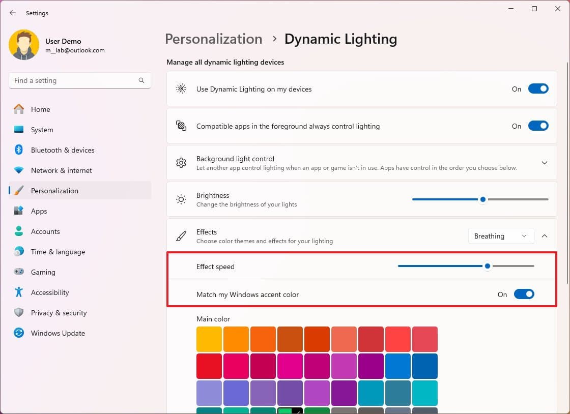 Πώς να ξεκινήσετε τη ρύθμιση των Windows 11 Dynamic Lighting, Πώς να ξεκινήσετε τη ρύθμιση των Windows 11 Dynamic Lighting, TechWar.GR