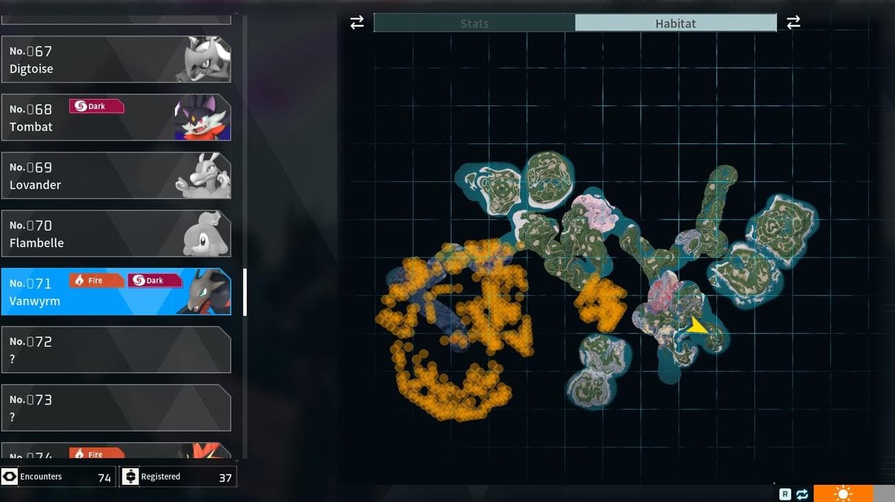 Στιγμιότυπο οθόνης Palworld ενός ιπτάμενου Pal