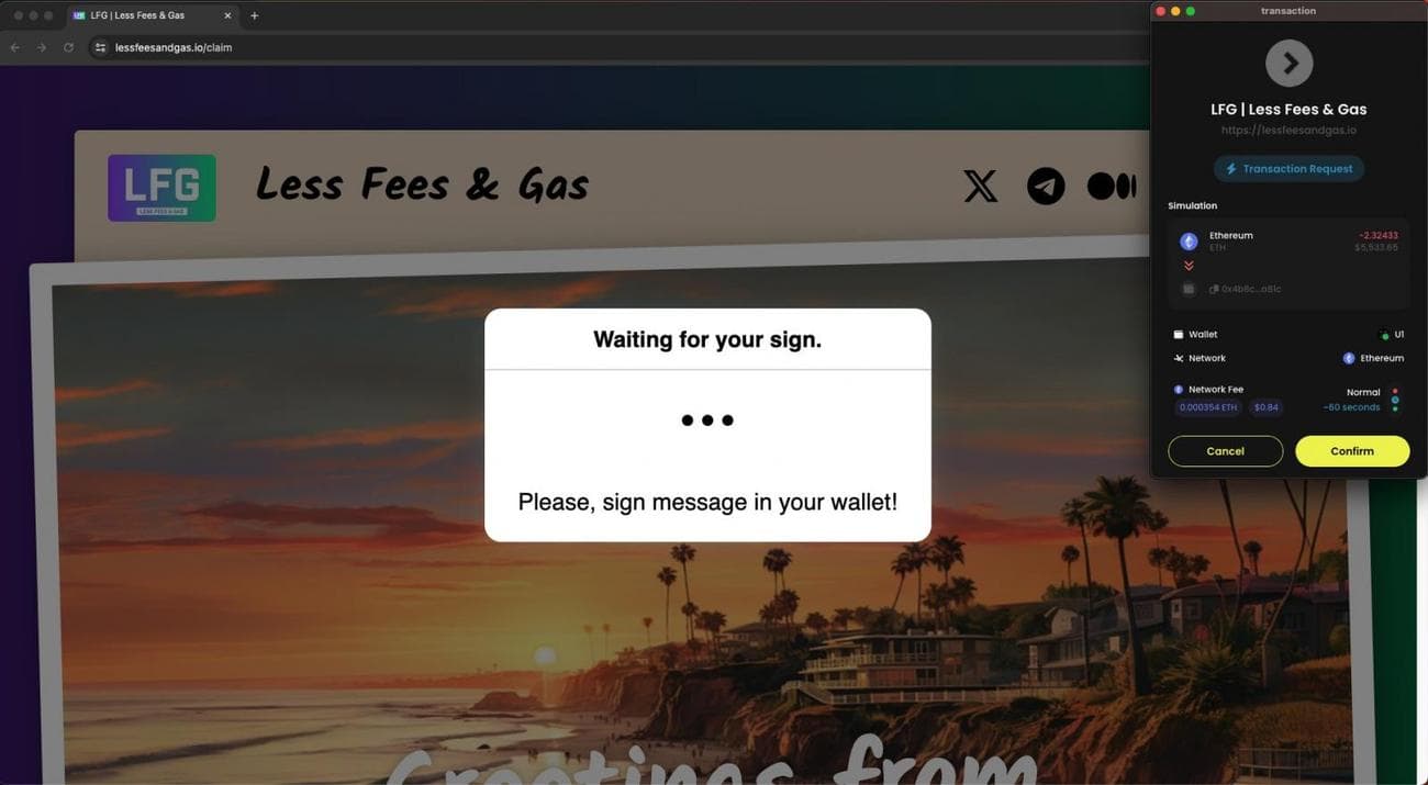 Ο ιδρυτής του πορτοφολιού Crypto χάνει 125.000 $ σε ψεύτικο ιστότοπο airdrop, Ο ιδρυτής του πορτοφολιού Crypto χάνει 125.000 $ σε ψεύτικο ιστότοπο airdrop, TechWar.GR