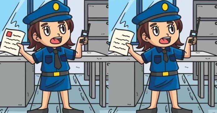 Βρείτε τις 3 διαφορές στις φωτογραφίες με την αστυνομικό σε Τεστ παρατηρητικότητας: Βρείτε τις 3 διαφορές στις φωτογραφίες με την αστυνομικό σε 12 δευτερόλεπτα