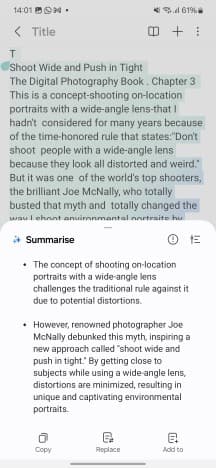Samsung Notes AI - One UI 6.1 review