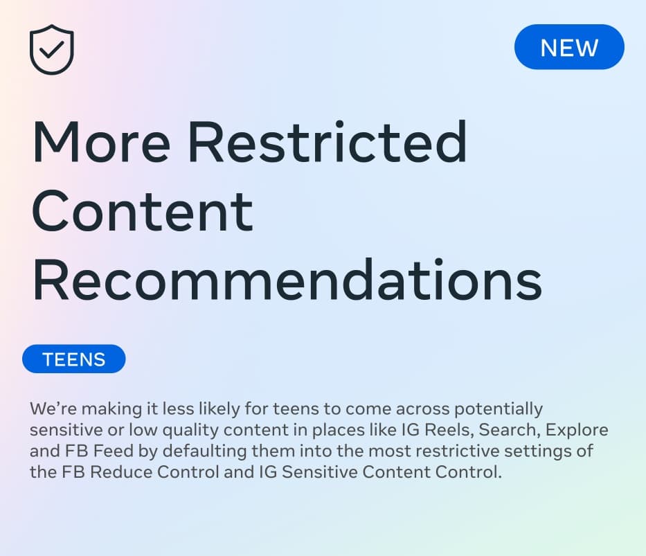 Meta: Περιορίζει το περιεχόμενο για εφήβους σε Facebook και Instagram, Meta: Περιορίζει το περιεχόμενο για εφήβους σε Facebook και Instagram, TechWar.GR