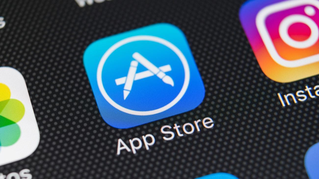 Το App Store σε οθόνη τηλεφώνου