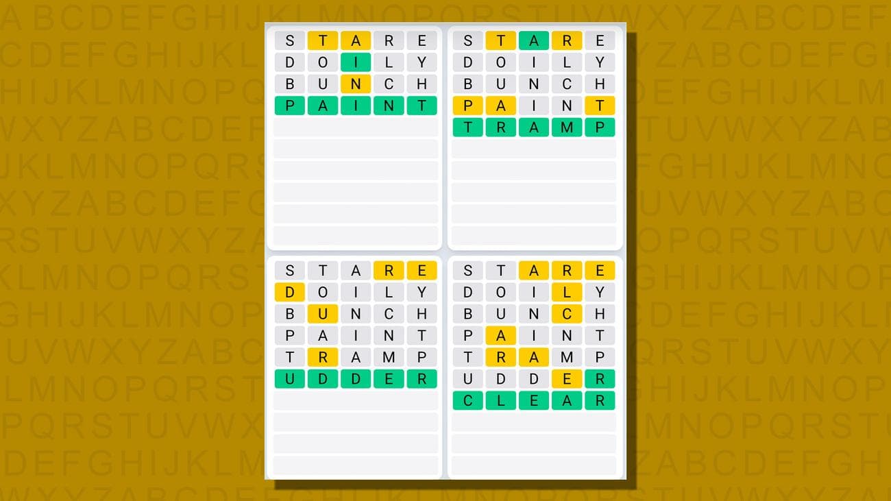 Quordle today – υποδείξεις και απαντήσεις για την Τρίτη 2 Ιανουαρίου (παιχνίδι #708), Quordle today – υποδείξεις και απαντήσεις για την Τρίτη 2 Ιανουαρίου (παιχνίδι #708), TechWar.GR