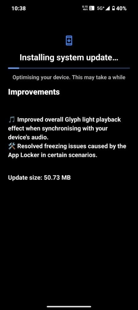Το Nothing Phone (2) λαμβάνει επείγουσα επιδιόρθωση 2.5.1a που βελτιώνει τη διεπαφή Glyph με βελτιστοποίηση συγχρονισμού μουσικής, Το Nothing Phone (2) λαμβάνει επείγουσα επιδιόρθωση 2.5.1a που βελτιώνει τη διεπαφή Glyph με βελτιστοποίηση συγχρονισμού μουσικής, TechWar.GR