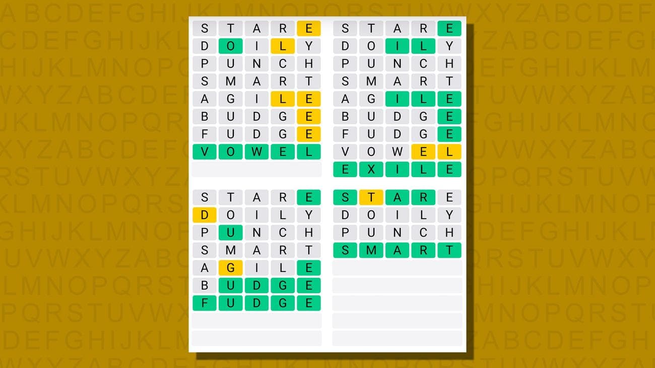 Quordle today – υποδείξεις και απαντήσεις για την Παρασκευή 12 Ιανουαρίου (παιχνίδι #718), Quordle today – υποδείξεις και απαντήσεις για την Παρασκευή 12 Ιανουαρίου (παιχνίδι #718), TechWar.GR