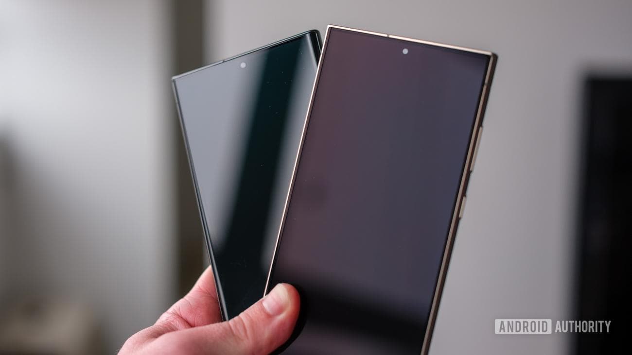 samsung galaxy s24 ultra vs galaxy s23 ultra ανακλαστικότητα οθόνη