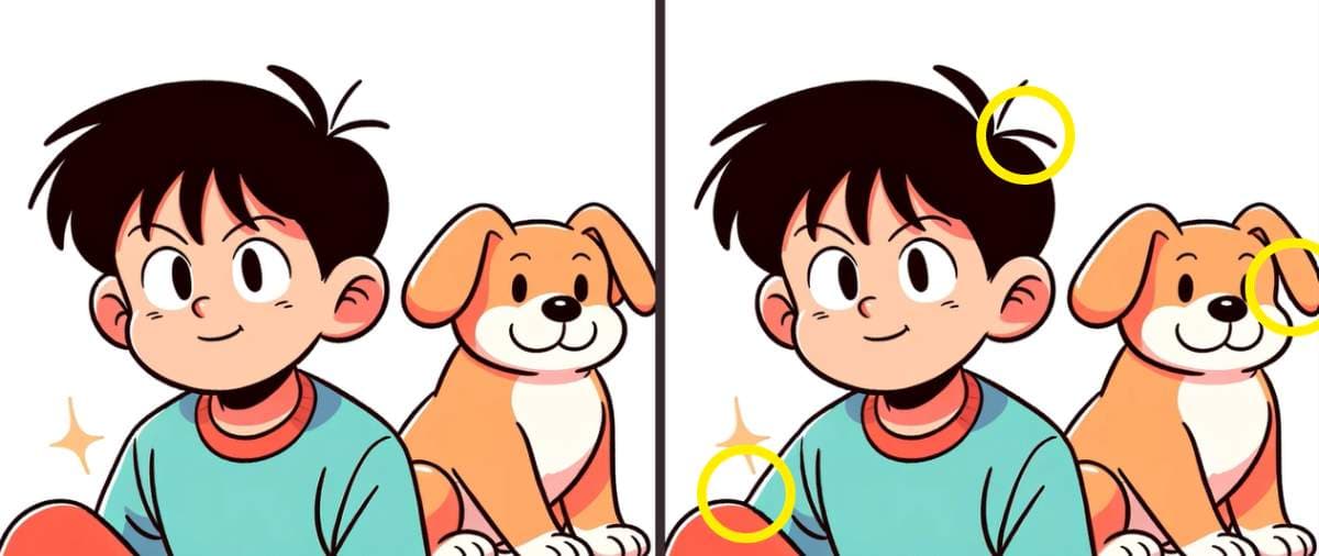 Λίγοι μπορούν να βρουν τις 3 διαφορές στις εικόνες με το αγόρι και τον σκύλο σε 12 δευτερόλεπτα / FOXreport.gr, Λίγοι μπορούν να βρουν τις 3 διαφορές στις εικόνες με το αγόρι και τον σκύλο σε 12 δευτερόλεπτα, TechWar.GR