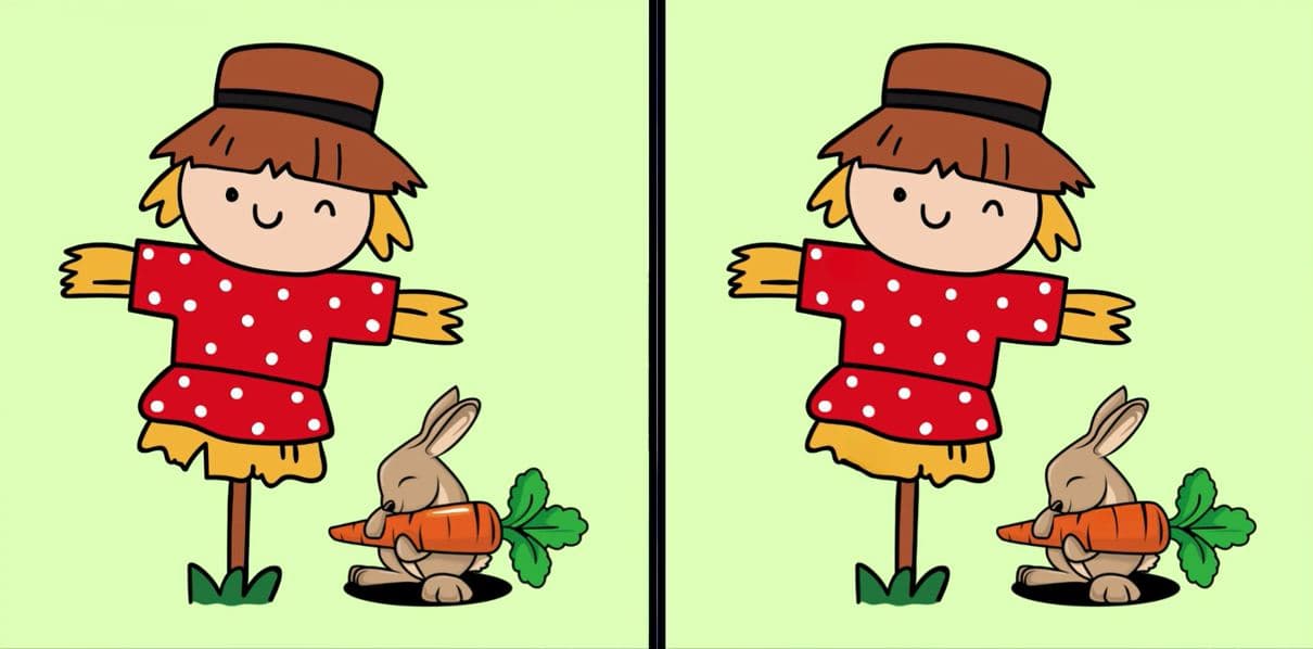 Μπορείτε να βρείτε τις 3 διαφορές στις εικόνες με το σκιάχτρο σε 11 δευτερόλεπτα; / FOXreport.gr, Μπορείτε να βρείτε τις 3 διαφορές στις εικόνες με το σκιάχτρο σε 11 δευτερόλεπτα;, TechWar.GR