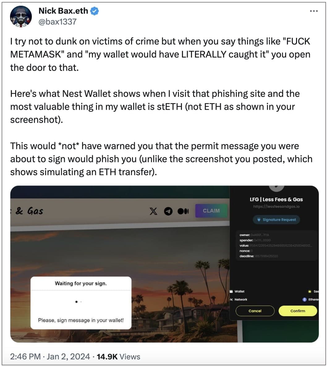 Ο ιδρυτής του πορτοφολιού Crypto χάνει 125.000 $ σε ψεύτικο ιστότοπο airdrop, Ο ιδρυτής του πορτοφολιού Crypto χάνει 125.000 $ σε ψεύτικο ιστότοπο airdrop, TechWar.GR