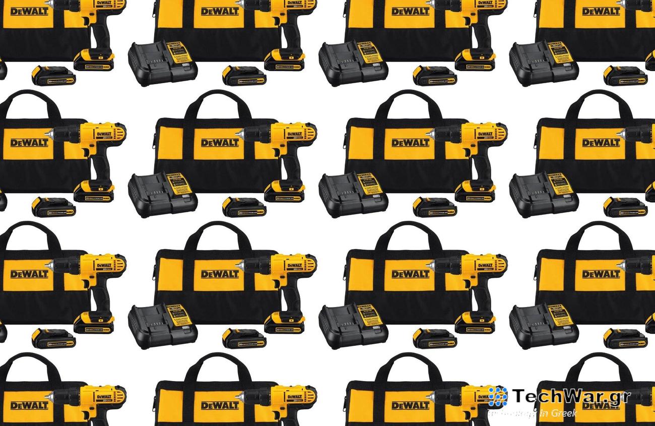 DeWalt Drill Kit on a plain white background.