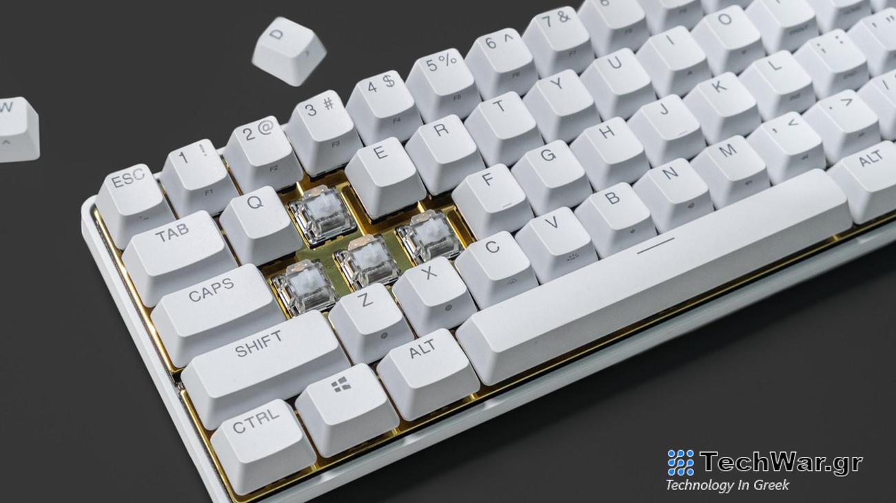 Αυτό το πληκτρολόγιο White x Gold είναι όμορφο, αλλά κατασκευάζονται μόνο 250
