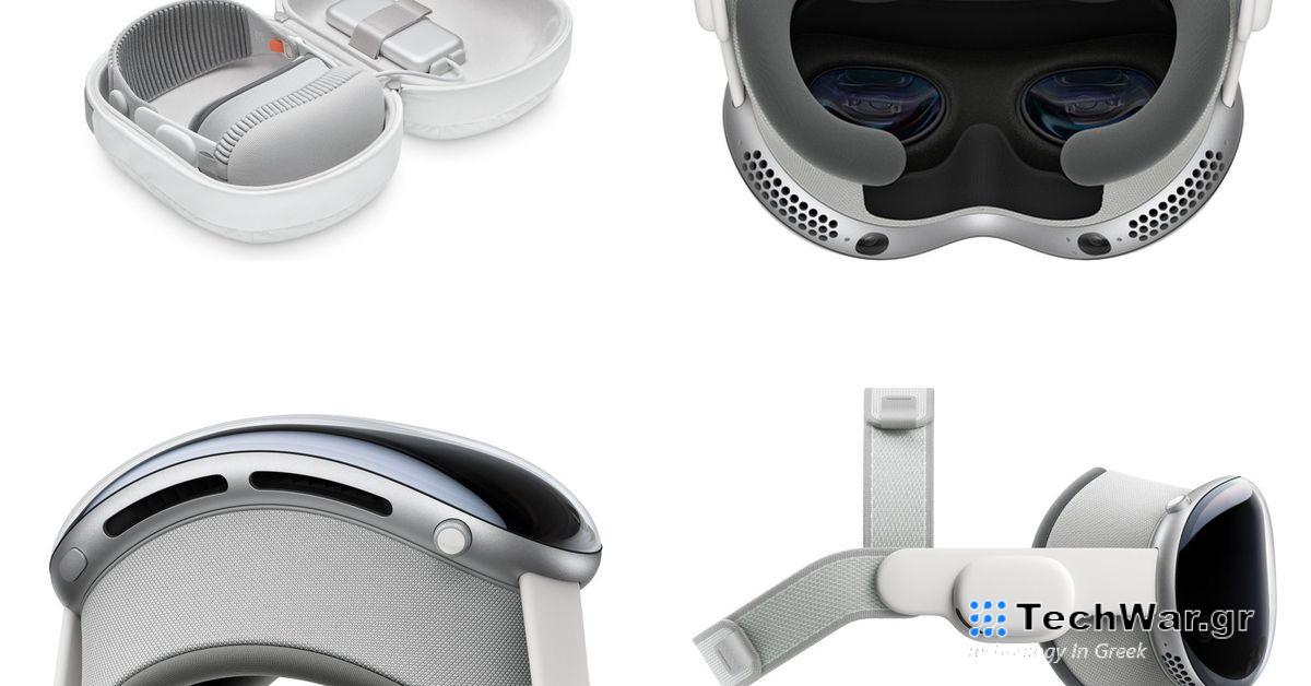 Δείτε πόσο κοστίζουν τα αξεσουάρ του Vision Pro