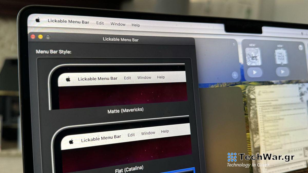 Lickable MenuBar app