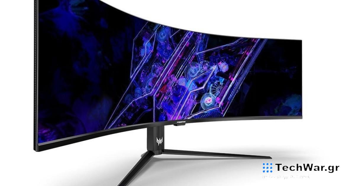 Η Acer παρουσιάζει τα κυρτά OLED και MiniLED monitor για φανατικούς gamers