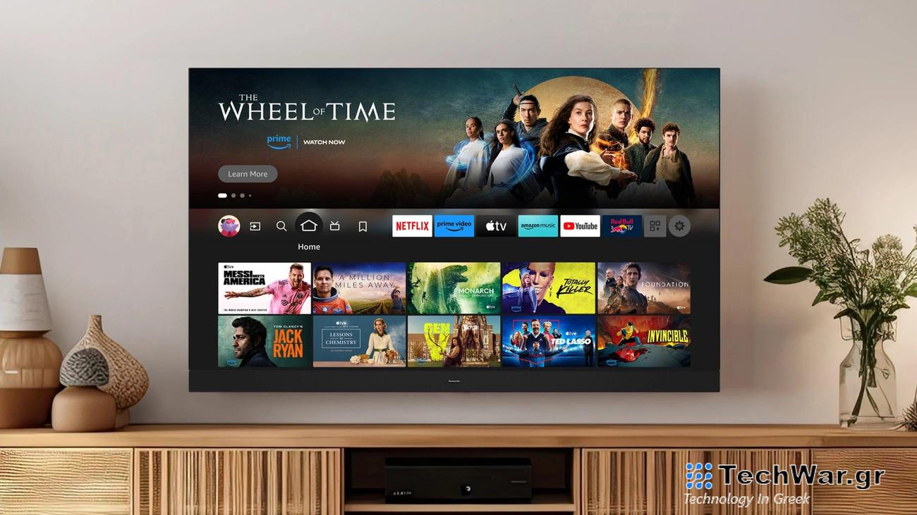 Η Amazon και η Panasonic συνεργάζονται για νέες τηλεοράσεις OLED Fire