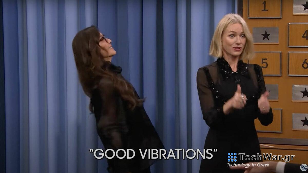 Η Michelle Yeoh και η Naomi Watts παίζοντας charades γίνεται πολύ ανταγωνιστική, πολύ γρήγορα