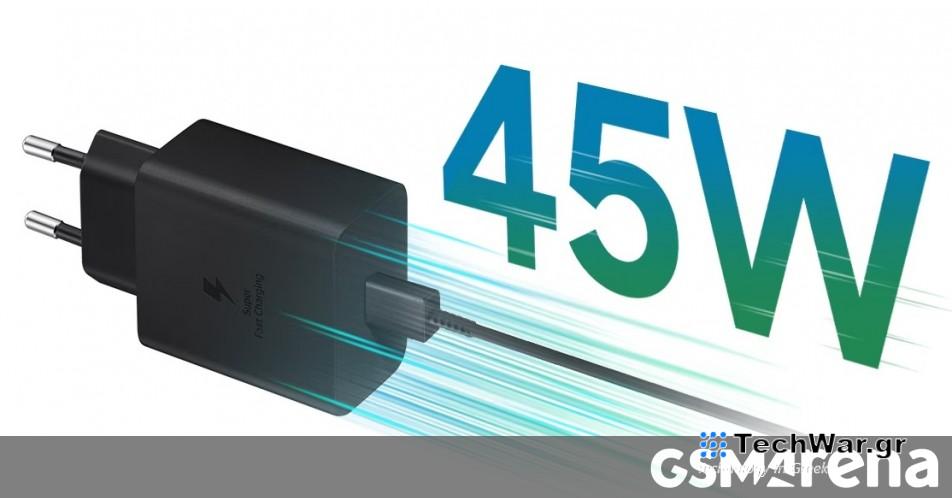 Η Samsung εργάζεται σε έναν διπλό φορτιστή USB-C 50W και έναν νέο φορτιστή 45W
