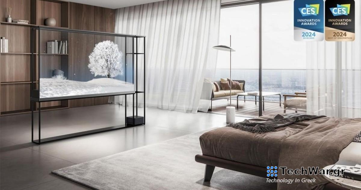 Η πρώτη διάφανη OLED τηλεόραση στον κόσμο