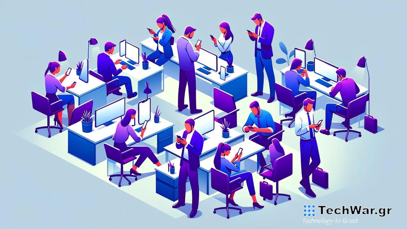 Η χρήση του προσωπικού smartphone στους χώρους εργασίας μπορεί να μειώσει το άγχος