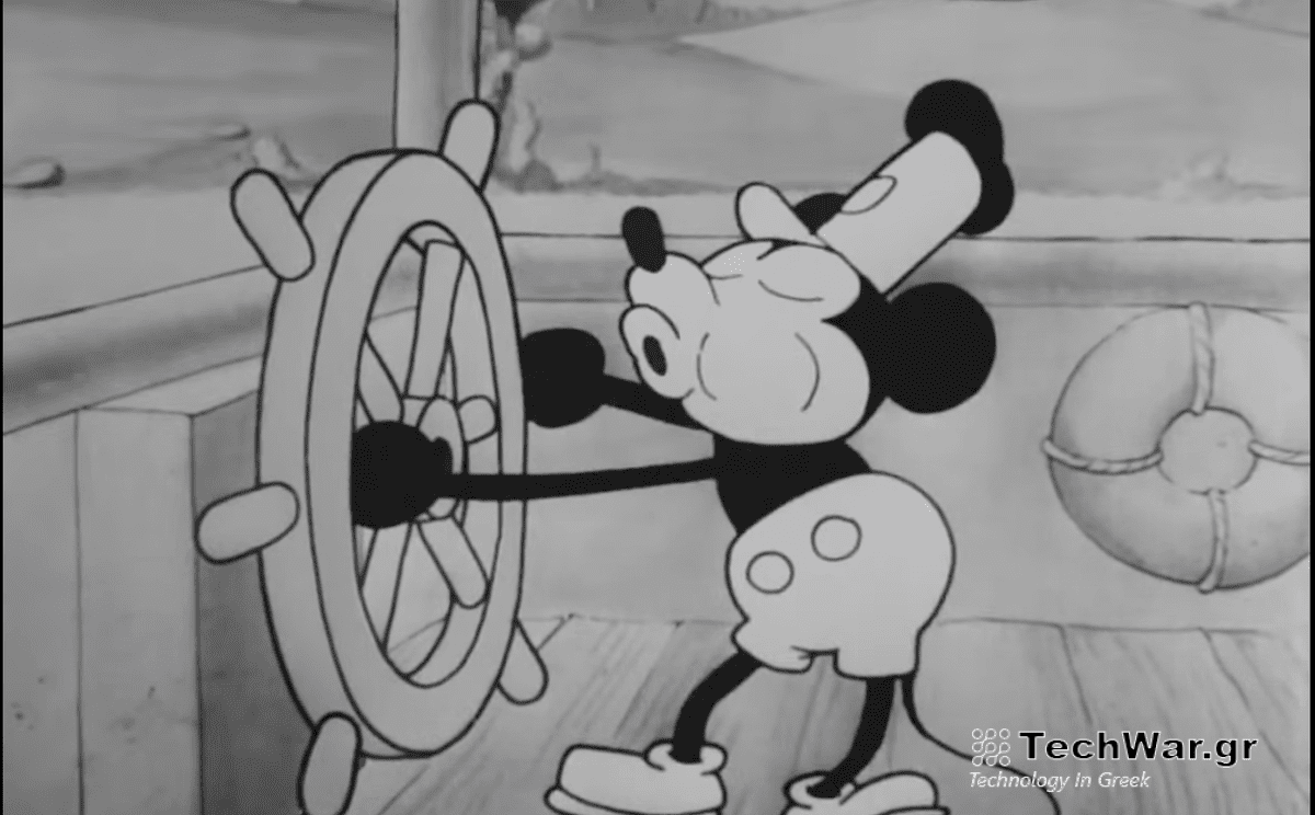 Mickey Mouse in Steamboat Willie entered the public domain on January 1, 2024