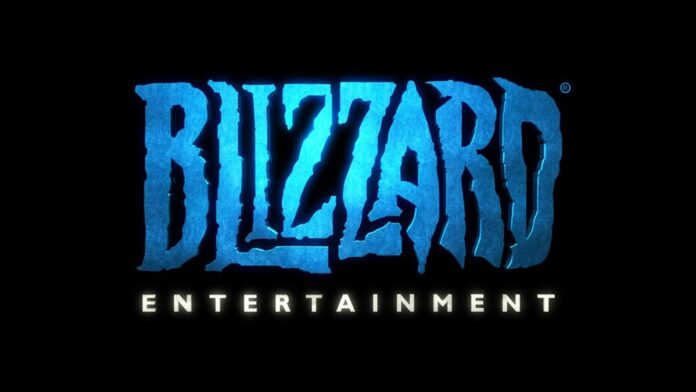 Blizzard Entertainment logo black background