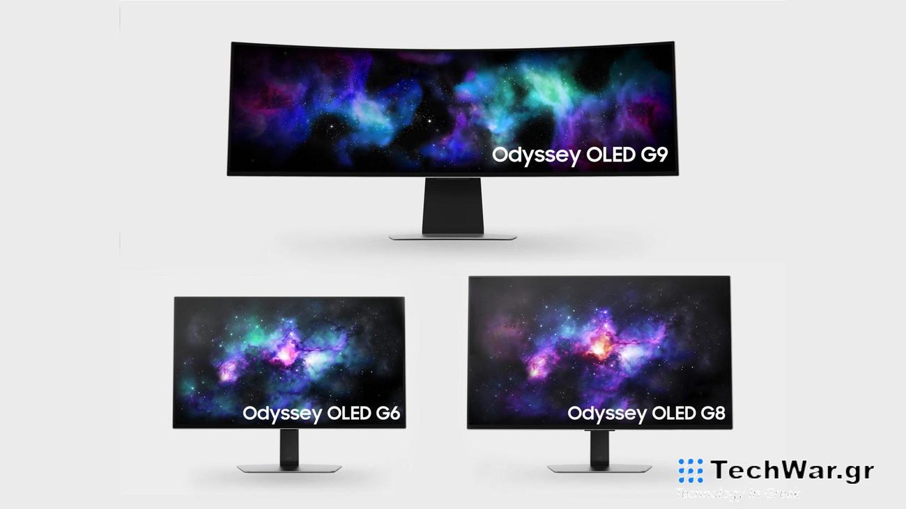 Οι οθόνες παιχνιδιών Odyssey OLED 2024 της Samsung είναι και πάλι στο επίπεδο