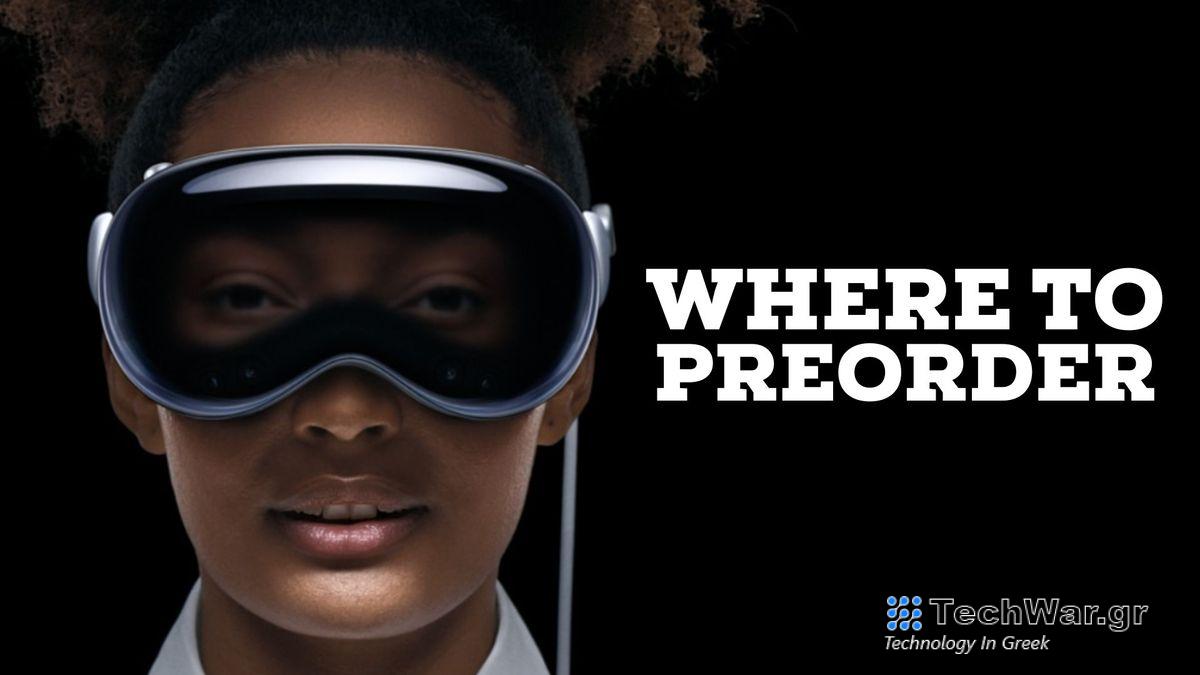 Apple Vision Pro preorder page