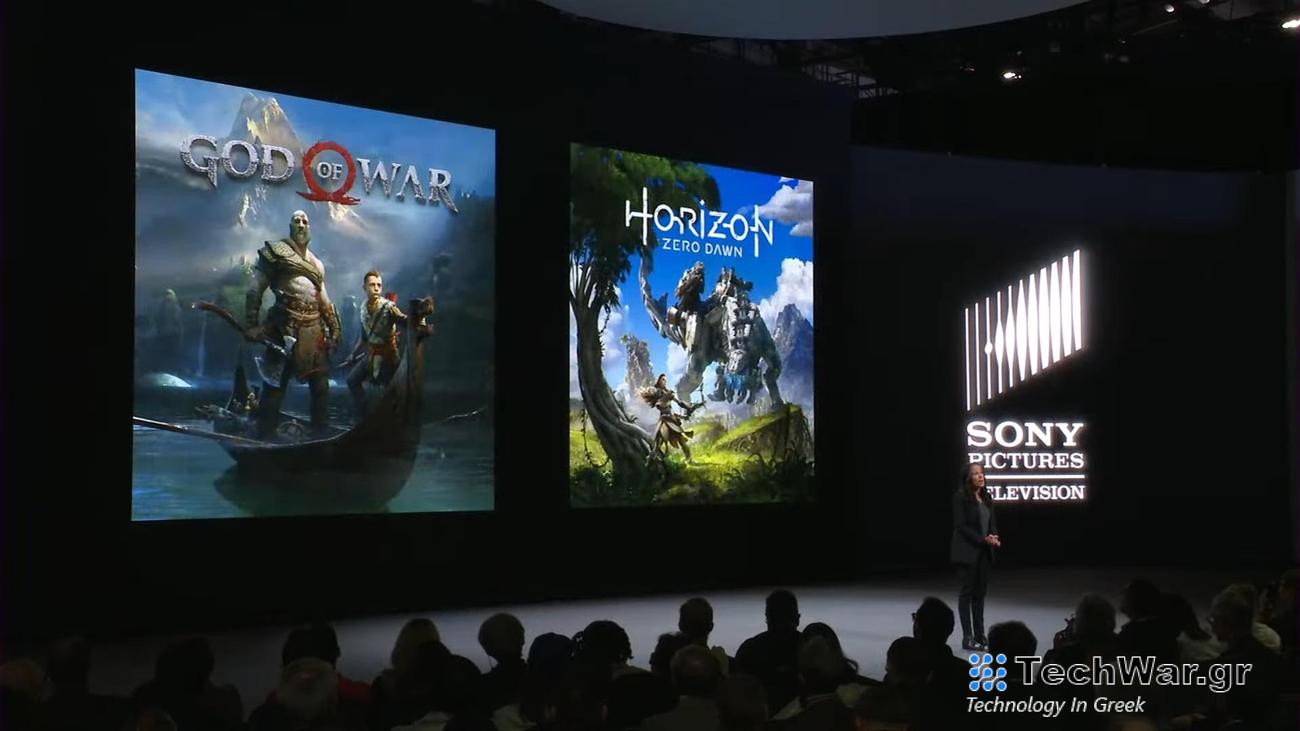 Πρώτα πλάνα από την ταινία Gravity Rush και νεότερα από τις σειρές God of War και Horizon