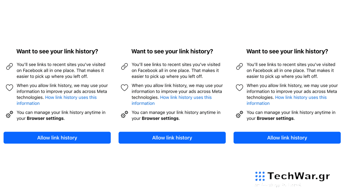 Πώς να ενεργοποιήσετε το Ιστορικό Συνδέσμων στο Facebook

