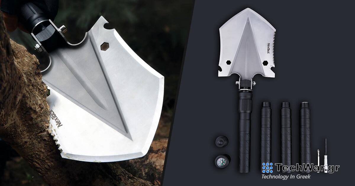 Στην αποθήκη της ΕΕ σε τιμή κουπονιού: το πολυλειτουργικό φτυάρι Xiaomi NexTool θα σας προσφέρει όλα τα εργαλεία που προσφέρει
