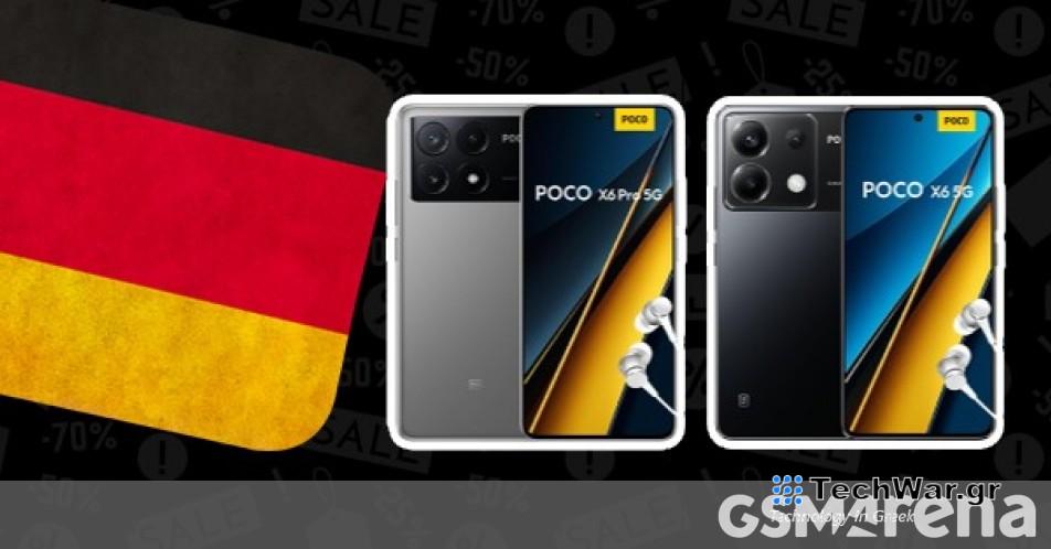Τα νέα Poco X6, X6 Pro και M6 Pro της Xiaomi είναι ήδη διαθέσιμα στο Amazon Germany
