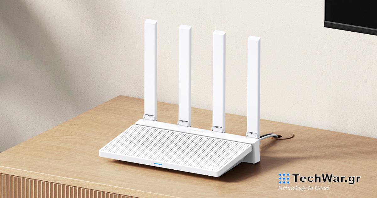 Τιμή ρεκόρ 39€! Το Xiaomi AX3000T είναι ο πιο πρόσφατος δρομολογητής για το 2023 με NFC, WiFi 6 και μέγ. με ταχύτητα έως 2400 Mbps